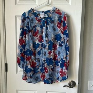 Liz Claiborne drawstring, blouse size extra large